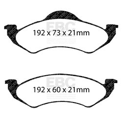 Klocki Ebc Green 7000 4x4 SUV - DP71275