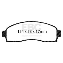 Klocki Ebc Green 7000 4x4 SUV - DP71617