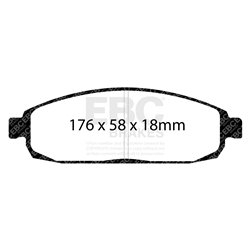 Klocki Ebc Green 7000 4x4 SUV - DP71732