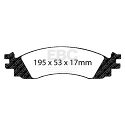 Klocki Ebc Green 7000 4x4 SUV - DP71767