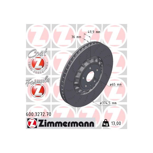 copy of Tarcze Zimmermann Formula Z - 600.3272.70