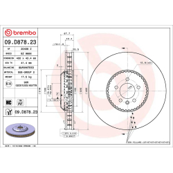 Tarcze Brembo - 09.D878.23