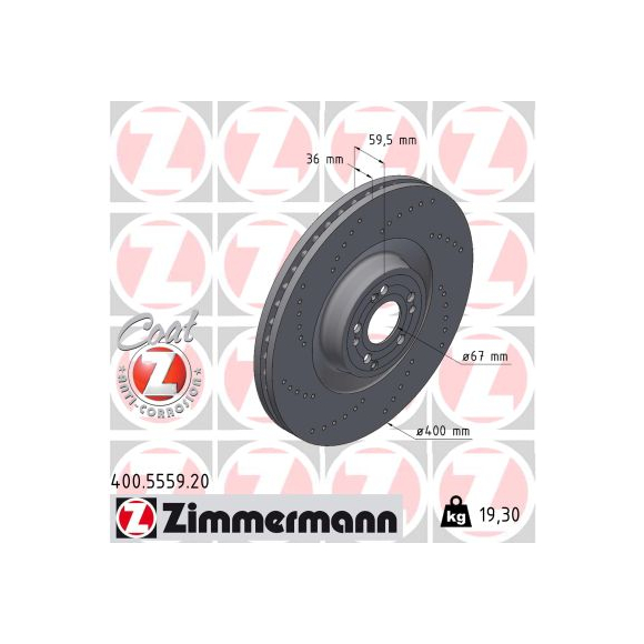 Tarcze Zimmermann Coat Z - 400.5559.20