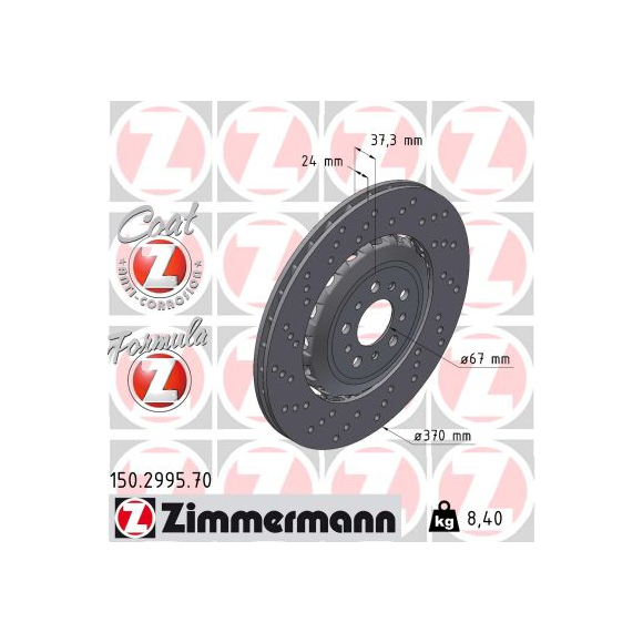 Tarcze Zimmermann Formula Z - 150.2995.70