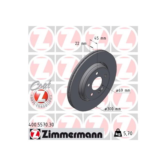 Tarcze Zimmermann Formula F - 400.5570.30