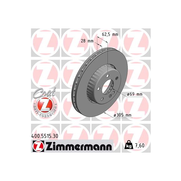 Tarcze Zimmermann Formula S - 400.5515.30