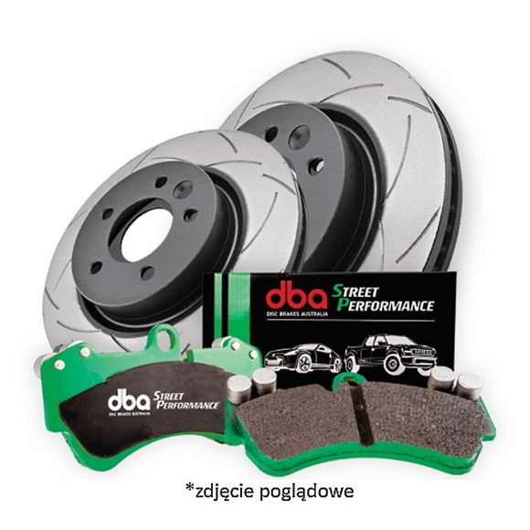 Komplet hamulcowy DBA Combo (2x DBA 2830S + DB8849SP) - DBA 3149S-15013SP