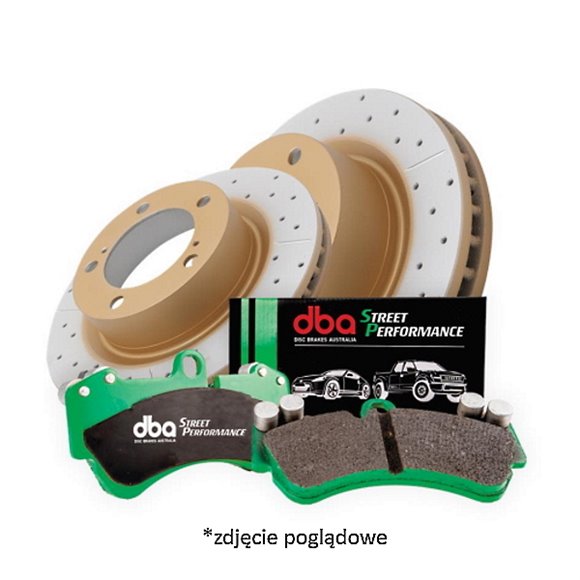 Komplet hamulcowy DBA Combo (2 x DBA 2722X + DB1838SP) - DBA 2722X-1838SP