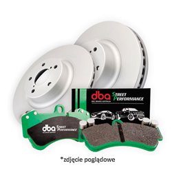 Komplet hamulcowy DBA Combo (2x DBA 2714E + DB1482SP) - DBA 2714E-1482SP