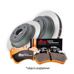 Komplet hamulcowy DBA Combo (2x DBA 4655-10 + DB1521XP) - DBA 4655-10-1521XP