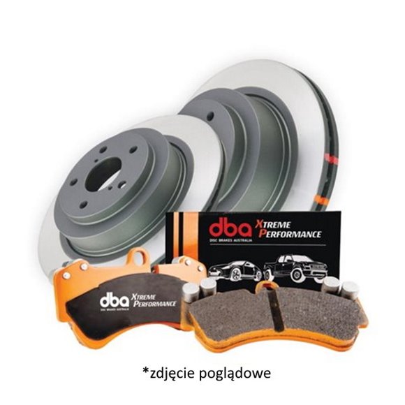 Komplet hamulcowy DBA Combo (2x DBA 4655-10 + DB1521XP) - DBA 4655-10-1521XP